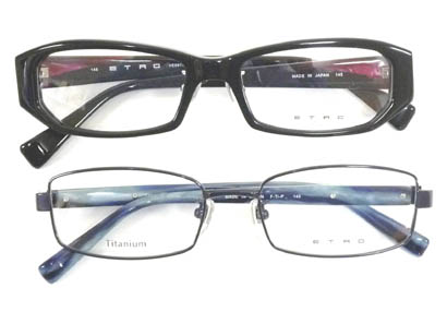 おしゃれ！（エトロ）ETROのメガネフレーム プラスチック製はおしゃれ