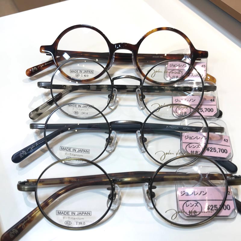 the John Lennon collection ジョンレノン 眼鏡フレームファッション